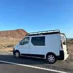 Camper Van Orange Crab