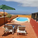 Villa Roque Del Conde With Private Pool, Terrace With Fantastic Sea Views, Wifi, Garden, Garage