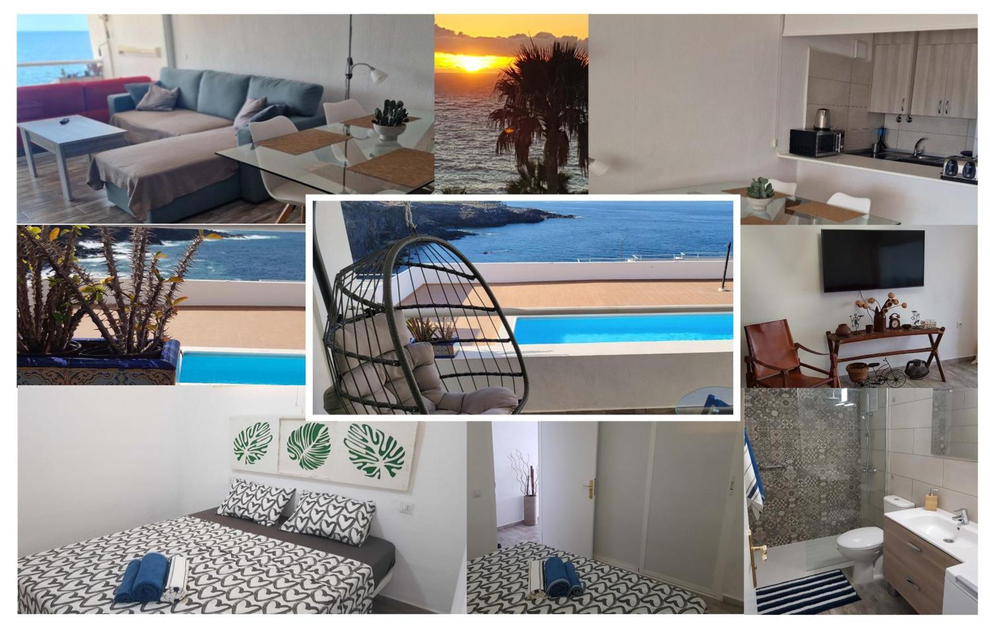 Apartamento En Primera Línea De Mar Y Piscina - Azur - El Ancla - - Costa Adeje